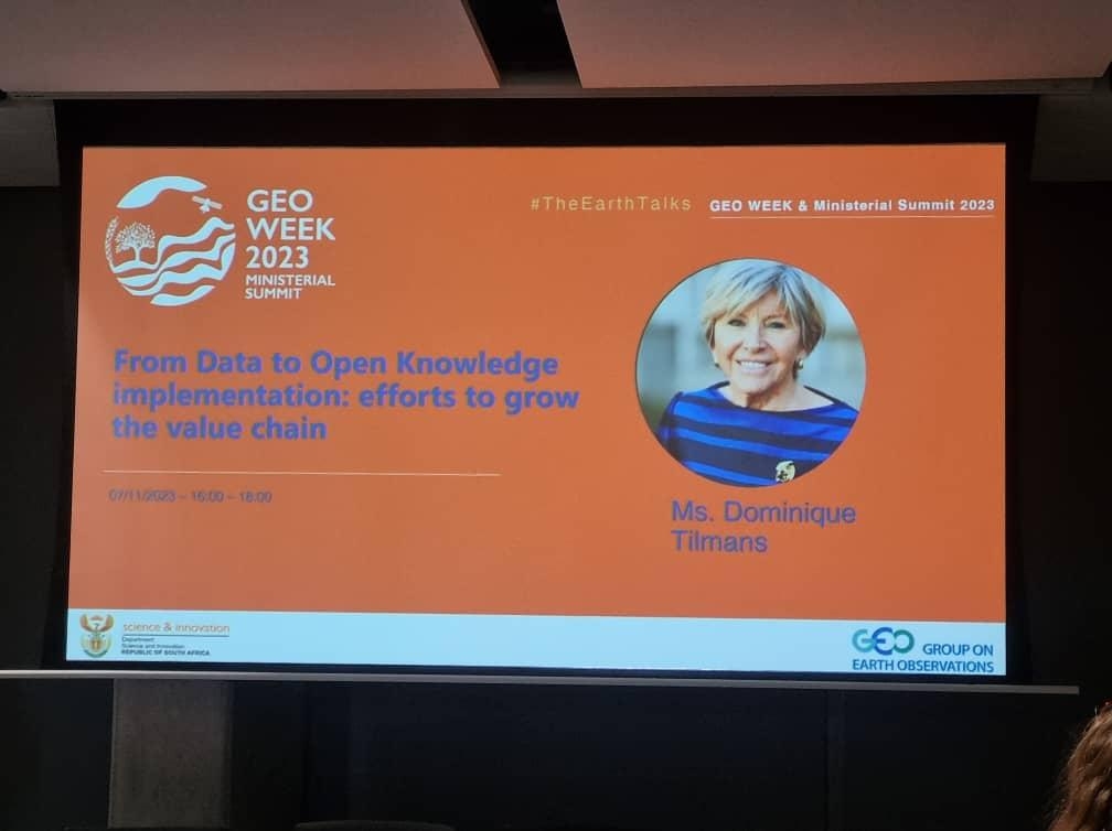 Geo Week 2023 and Ministerial Summit - 6 to 10 November 2023